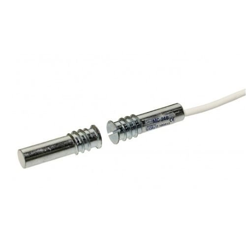 MC 246-6LSZH Alarmtech MC 246-LSZH-6 Contact magnétique encastré, inverseur, câble sans halogène de 6m
